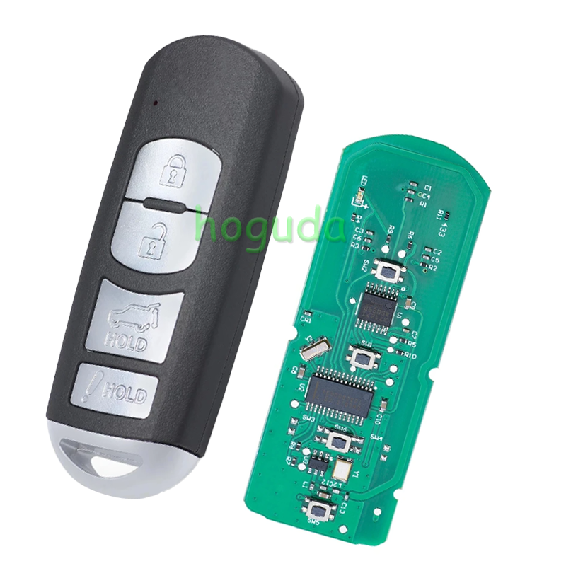 KYDZ For Mazda CX7 CX9 2/4 button  Modified Smart Remote Key  with 434MHz Model: SKE11B-01 / SKE11B-02 FCC ID: BGBX1T458SKE11A01