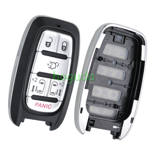 Chrysler Pacifica 5+1 button Smart Key Proximity Keyless with NCF29AxMTT HITAG AES  4A chip 433mhz FCC ID: M3N-97395900 P/N: 68419652AB