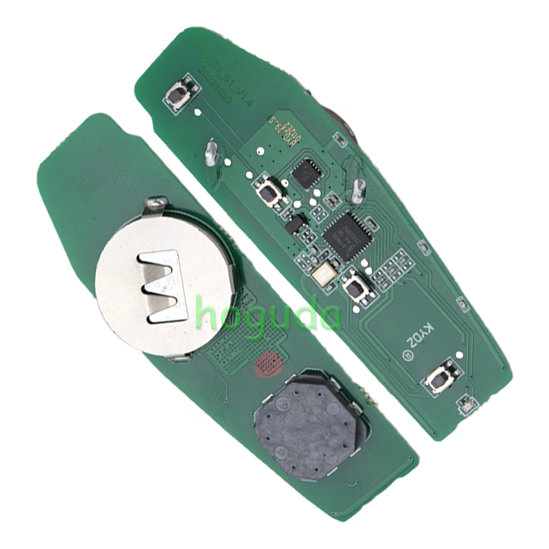 BYD New Qin New Energy/e2/33 4 button remote key with 46E chip 433.62mhz FSK