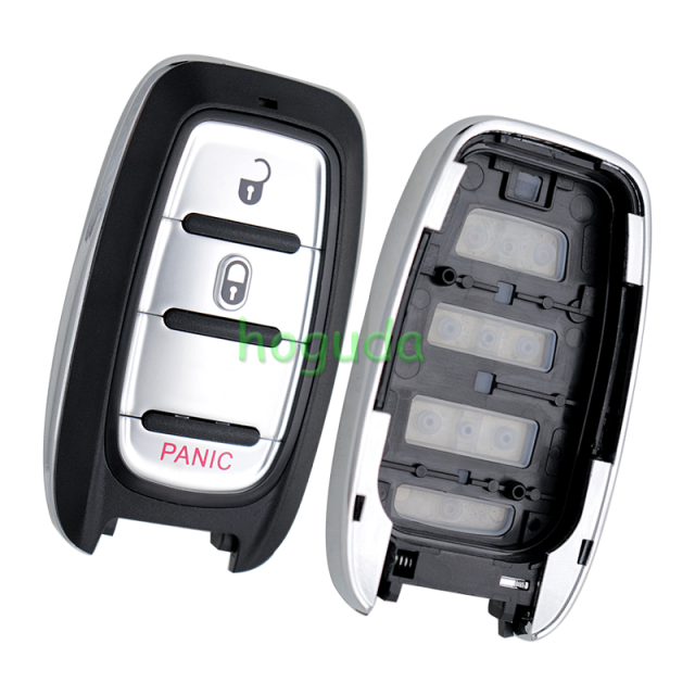 Chrysler Pacifica 2+1 button Smart Key Proximity Keyless with NCF29AxMTT HITAG AES  4A chip 433mhz FCC ID: M3N-97395900 P/N: 68217827AC
