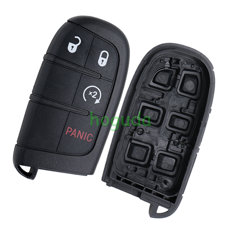 For Fiat 3+1 button remote key with 433Mhz PCF7953M /PCF7945 4A HITAG AES HITAG AES Chip FCC ID:M3N-40821302