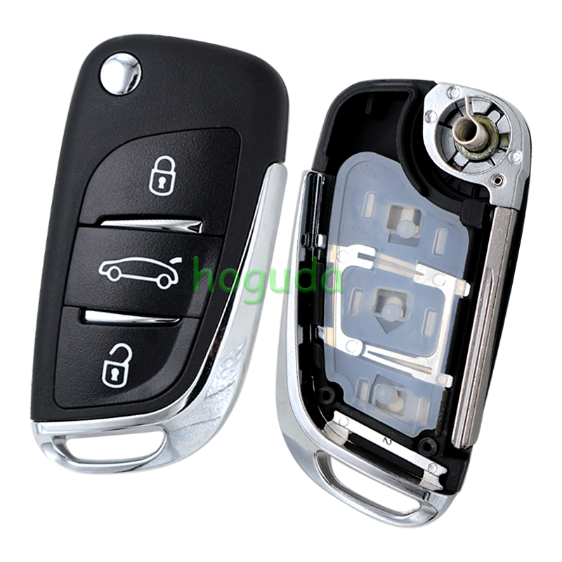 For Citroen  3 button remote key with 434mhz PCF7941 chip FSK model  HELLA 434MHZ 5FA010 354-10 9805939580 00      CMIIT ID:20DJ0339