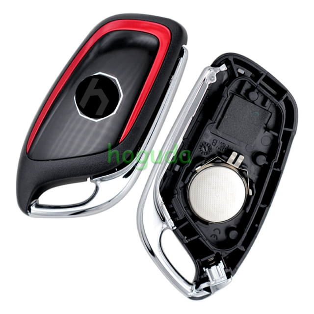 Original MG HS 3 button Smart Remote Key with 433MHz 10963398-RMK with Red line color
