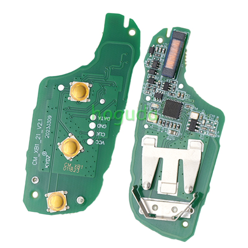 Citroen 3 Button Remote Key with 433MHz and HITAG AES 4A Chip without lg