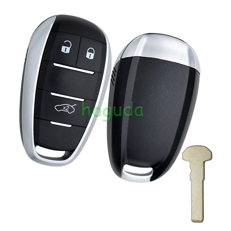For ALFA ROMEO GIULIA keyless remote key blank，the key pad is original