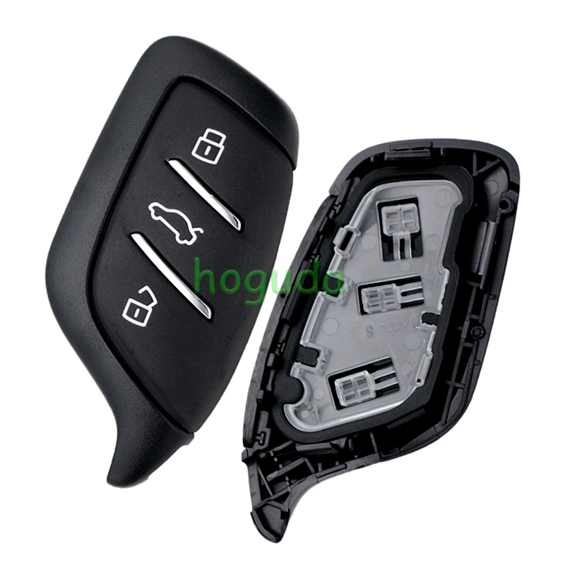 Original MG HS 3 button Smart Remote Key with 433MHz 10963398-RMK with Red line color