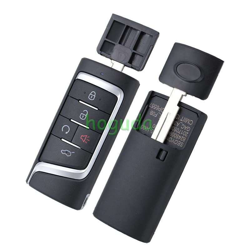 Trumpchi 5 button smart key shell