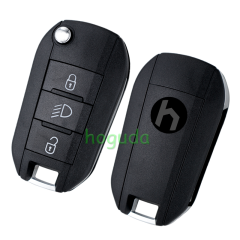 Citroen 3 Button Remote Key with 433MHz and HITAG AES 4A Chip
