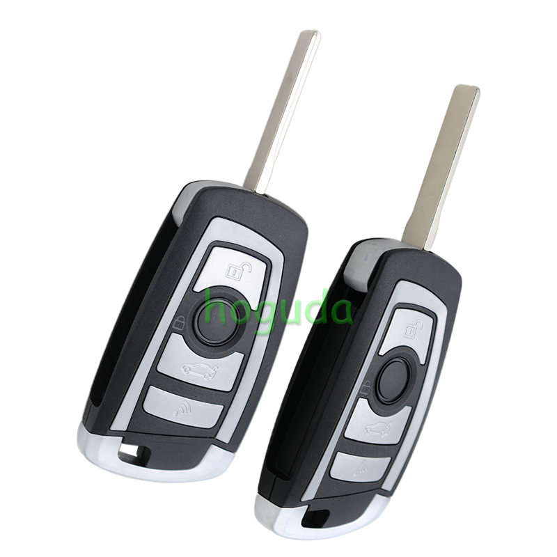 For BMW CAS2 system 4 button remote key with HU92 blade with PCF7946 Chip 433mhz