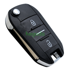 Peugeot 3 button remote key blank with VA2 blade