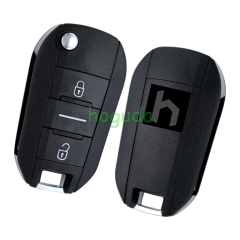 Peugeot 3 button remote key blank with VA2 blade