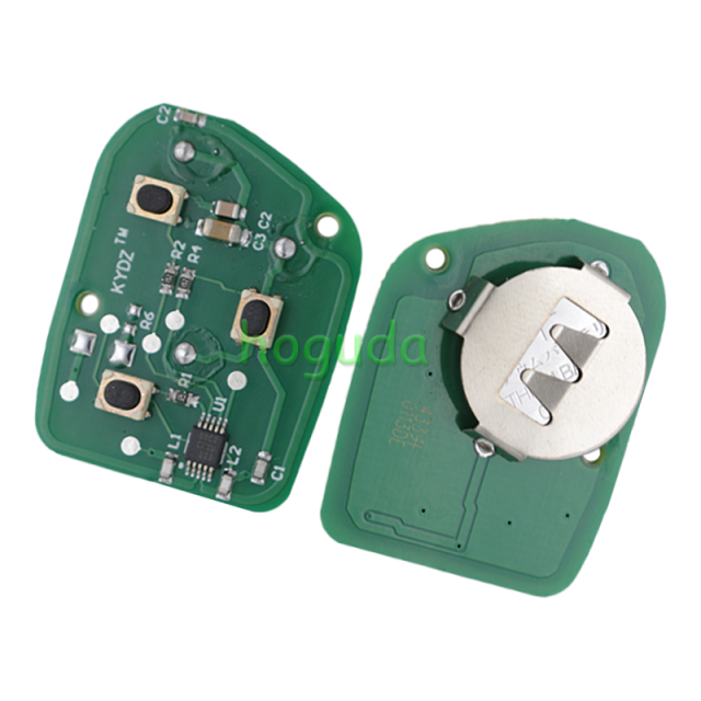 For Ford Mondeo 3 button Remote key with 4D60 chips and 433mhz