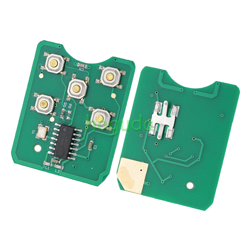 For ford 5 button remote key with 433.92MHz  FSK without 4D63 CHIP P/N: BB5T-15K601-BA OEM:164-R7999