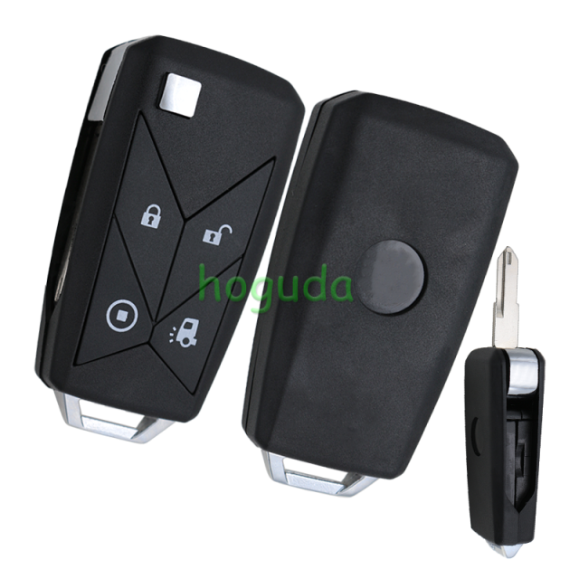 Renault 4 button Truck Key shell