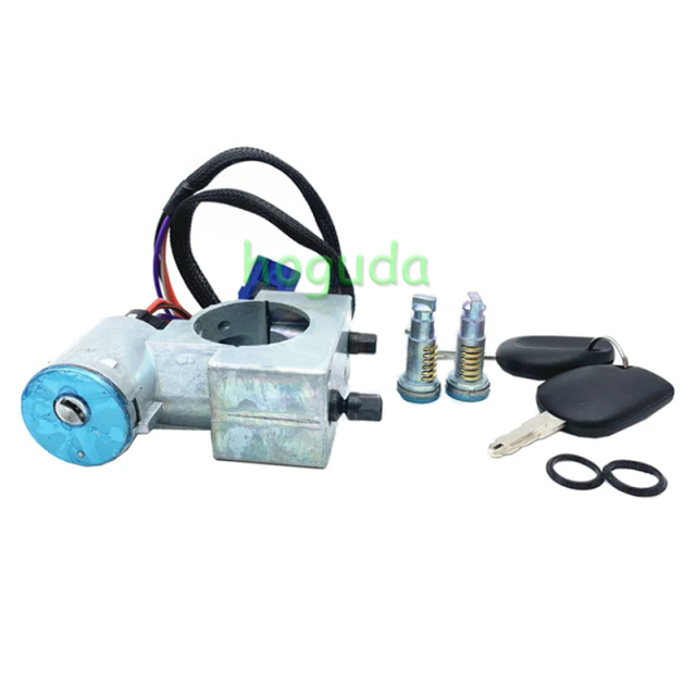 DAF 1789668 1380452 1368858 1346317 Truck Steering Switch Lock With 2 Keys Suit For DAF CF75 CF85 CF95 XF95 XF105 Electrical System