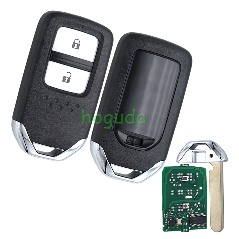 For Honda Vezel keyless smart 2 button remote key 433.92mhz chip: Hitag 3 F2951X0700