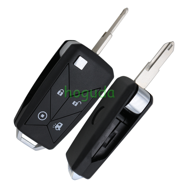 Renault 4 button Truck Key shell