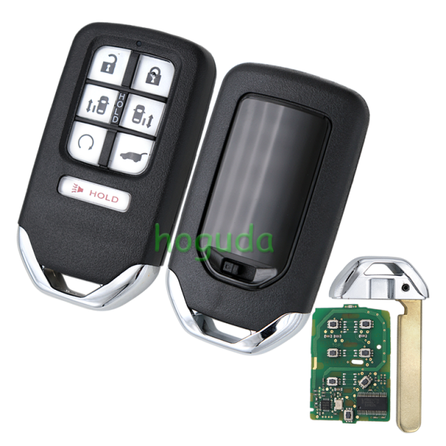 For Honda Odyssey 2018 6+1 button Remote key  47 chip 433MHz  FCCID：KR5V2X P/N：72147-THR-A31