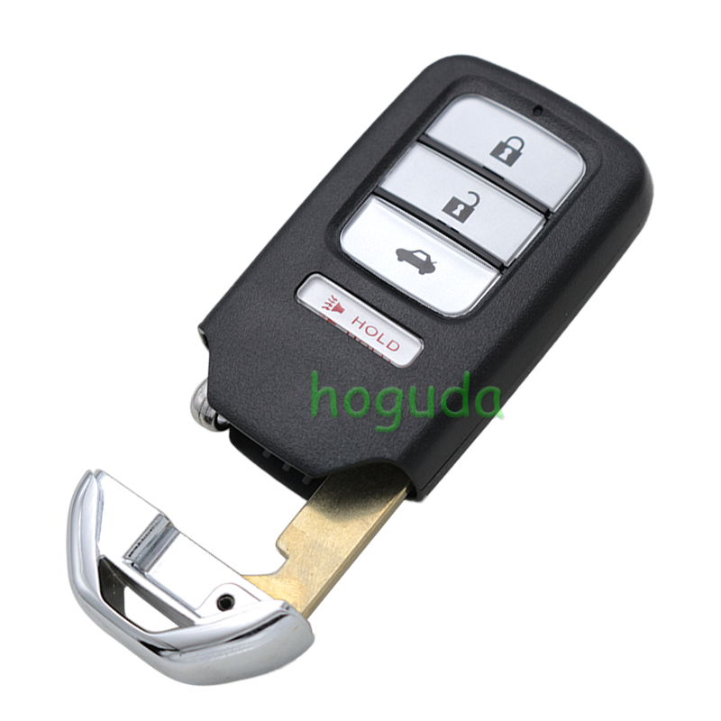 For Honda 4 button smart keyless remote key with 433.92mhz with hitag3 47 chip FCC ID：KR5V1X A2C83161800