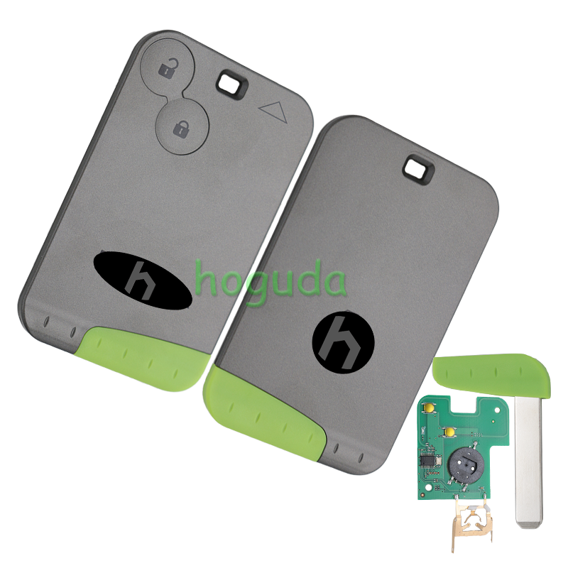 Renault Laguna 2 Button Remote Key  with ID46 PCF7947 Chip and 433MHZ Genuine Part No: 7701209129/7701209122/7701209125/7701209130/285974219R