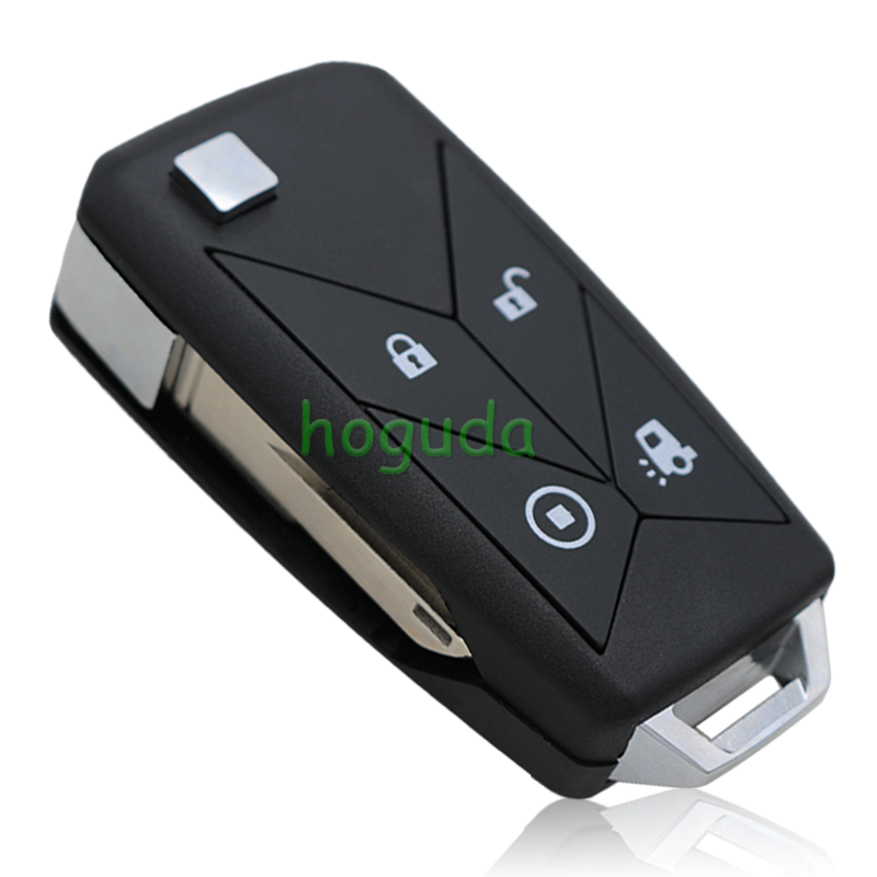 Renault 4 button Truck Key shell