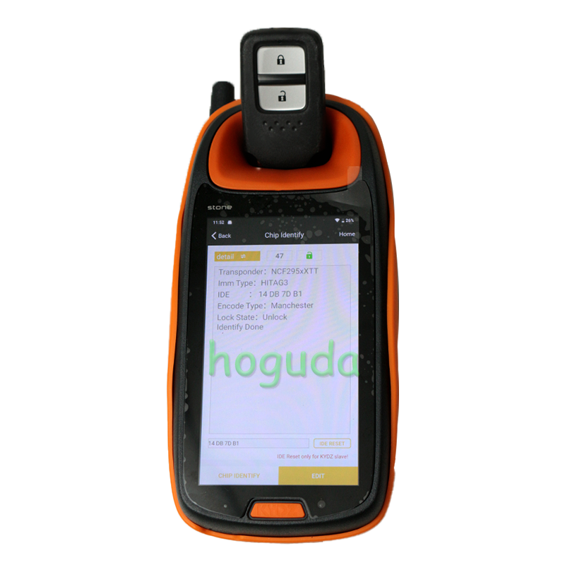 Original For Honda 2 button remote key with 313.8MHZ  with 47 chip