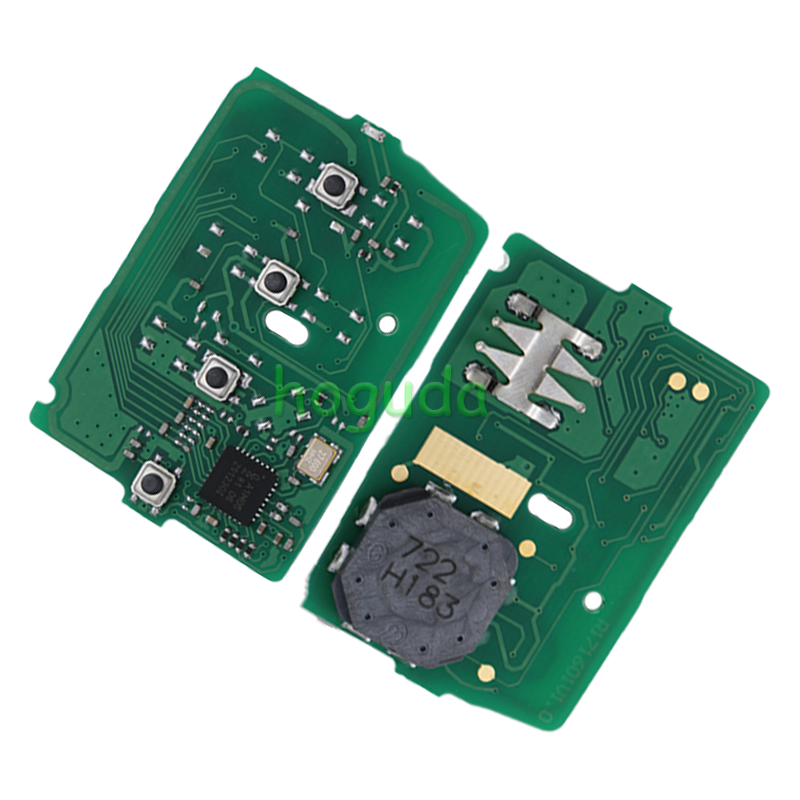 For Honda Accord 3+1 Button Smart Remote Car Key with 433Mhz 4A Chip FCC ID:  CWTWB1G0090