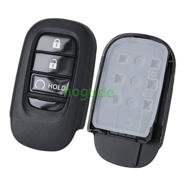 For Honda 3 button Smart Remote Car key with 433MHZ 4A Chip  FCC ID : KR5TP-4