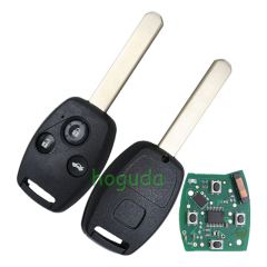 For Honda 3 button remote key with 4333Mhz  ID46 chip FCCID:N5F-S0084A