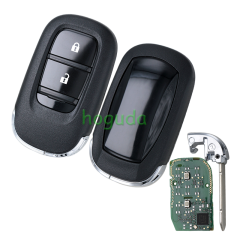 For Honda 2 button Smart Remote Car key with 433MHZ 4A Chip  FCC ID : KR5TP-4