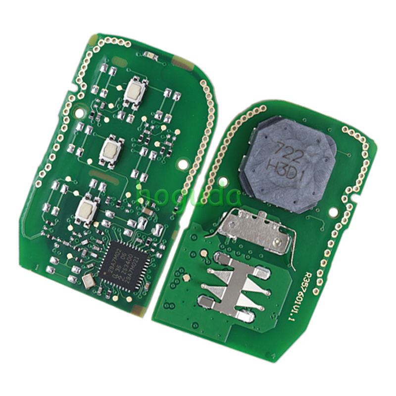 For Honda 3 button Smart Remote Car key with 433MHZ 4A Chip  FCC ID : KR5TP-4