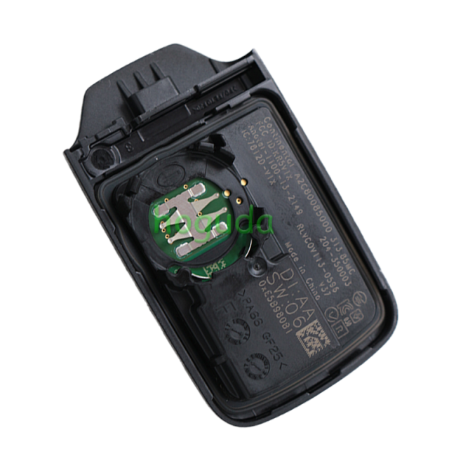 Original For  Honda 2 Button remote key with 313.8mhz  7214-T5C-J01 ，the rear cover is blue