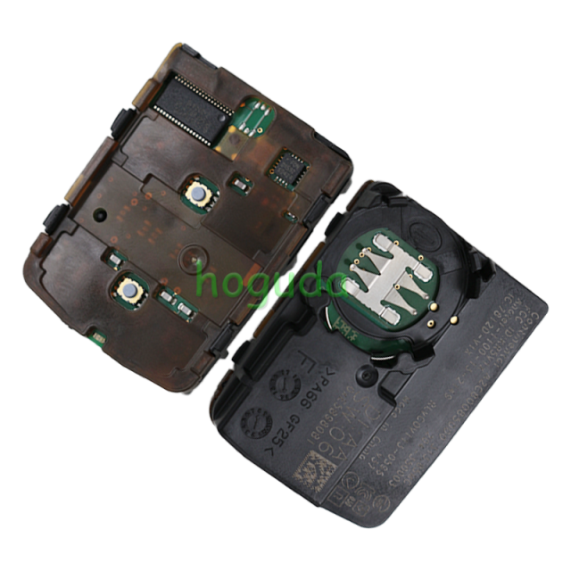 Original For  Honda 2 Button remote key with 313.8mhz  7214-T5C-J01 ，the rear cover is blue