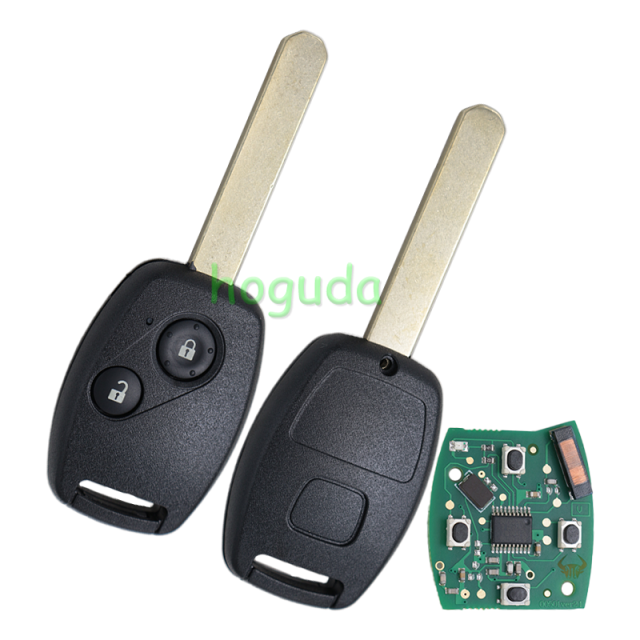 For Honda 2 button remote key with 433Mhz  ID46 chip FCCID:N5F-S0084A