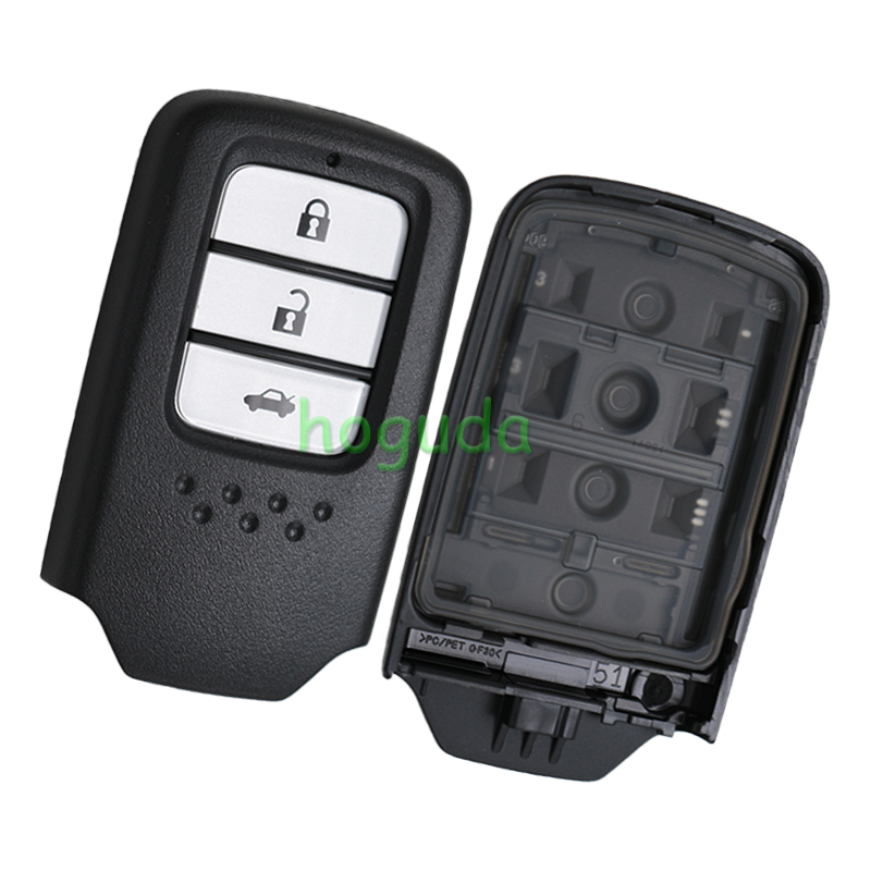 Original For Honda 3 button remote key with 433.92MHZ with 47 chip