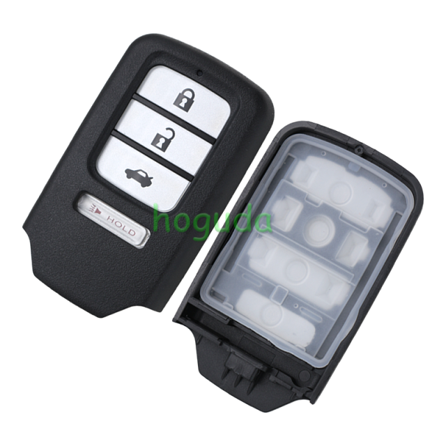 For Honda Accord 3+1 Button Smart Remote Car Key with 433Mhz 4A Chip FCC ID:  CWTWB1G0090