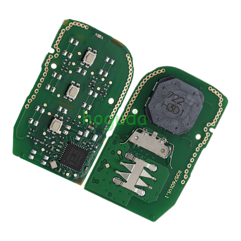 For Honda 3 button Smart Remote Car key with 433MHZ 4A Chip  FCC ID : KR5TP-4