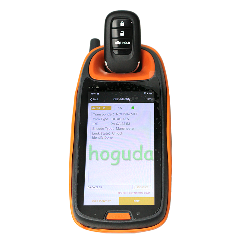 For Honda 3 button Smart Remote Car key with 433MHZ 4A Chip  FCC ID : KR5TP-4