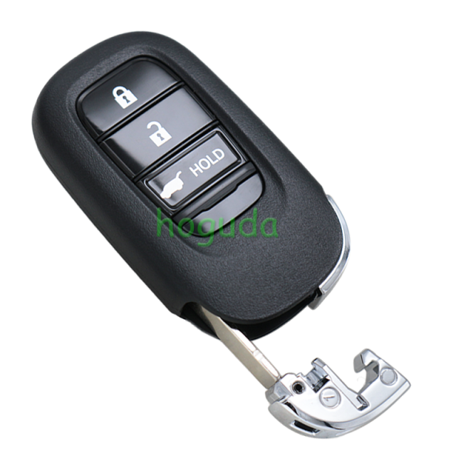 For Honda 3 button Smart Remote Car key with 433MHZ 4A Chip  FCC ID : KR5TP-4