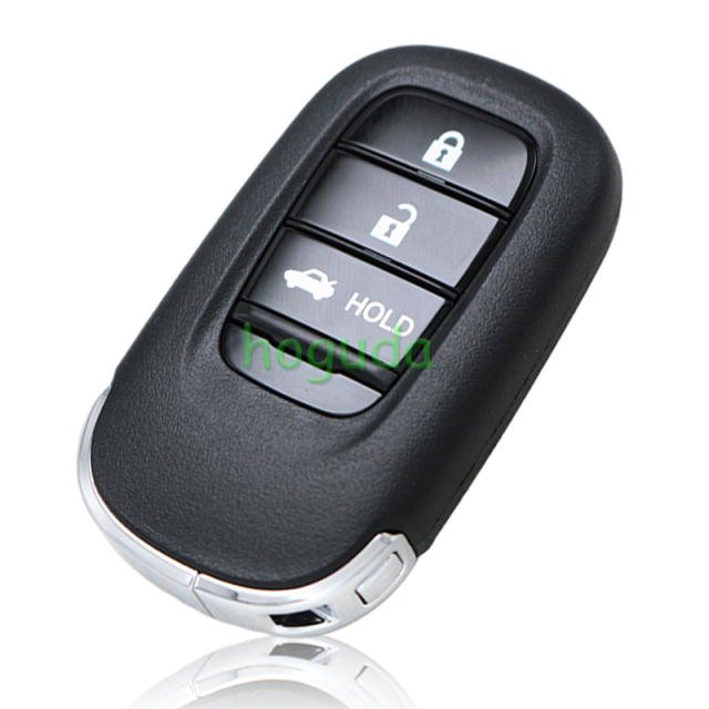 For Honda 3 button Smart Remote Car key with 433MHZ 4A Chip  FCC ID : KR5TP-4