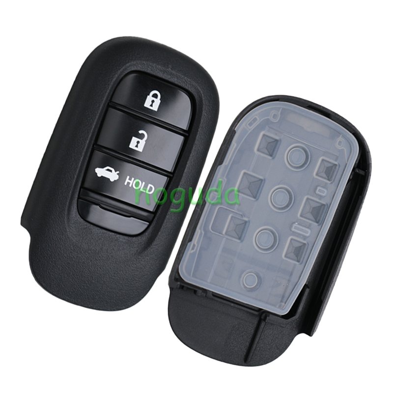 For Honda 3 button Smart Remote Car key with 433MHZ 4A Chip  FCC ID : KR5TP-4