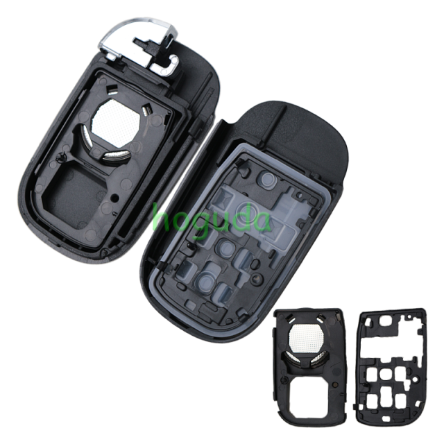 For Honda 3 button Smart Remote Car key with 433MHZ 4A Chip  FCC ID : KR5TP-4