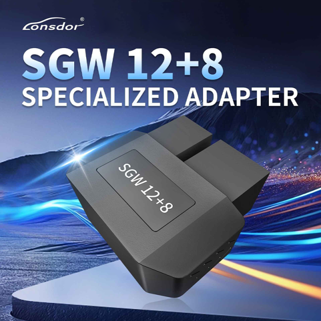 Lonsdor SGW 12+8 Specialized adapter SUPPORTED DEVICES: Key programmer/ Diagnostic tool,Not limited to Lonsdor products