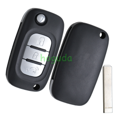 For Benz smart 3 button remote key blank without logo