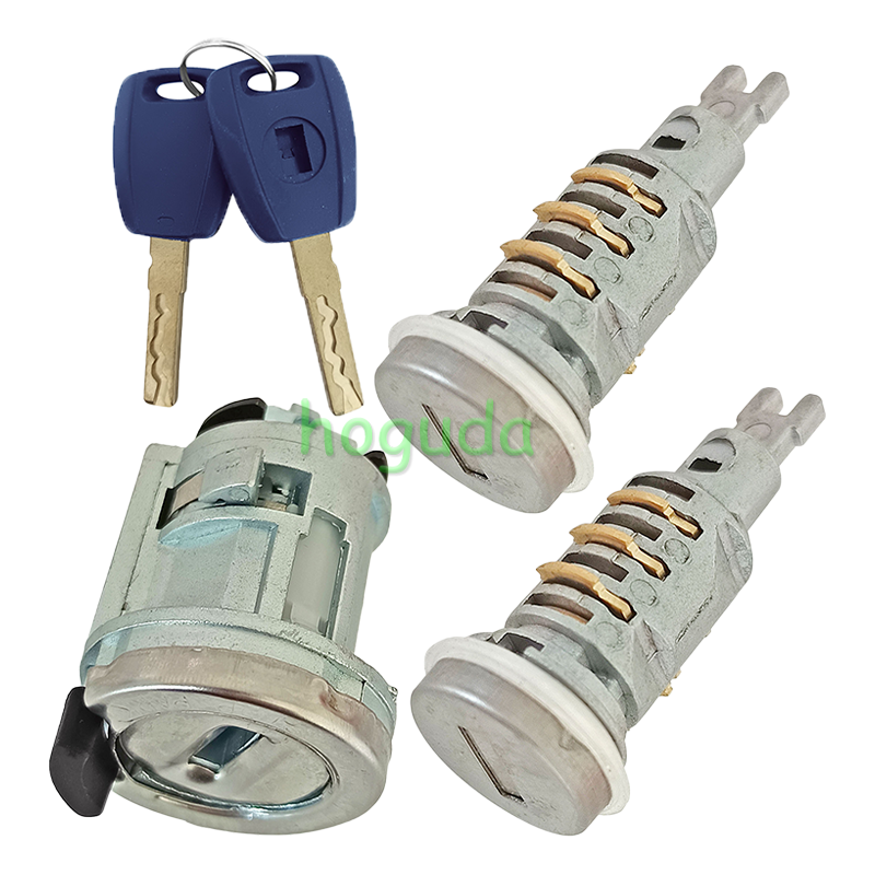 For Fiat Doblo Mk2 vauxhall combo D door lock ignition switch keys set