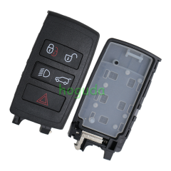 For Landrover modified 4+1 button smart remote key with Keyless Go Feature and Pcf7953 Transponder and 315Mhz
