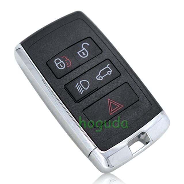 For Landrover modified 4+1 button smart remote key with Keyless Go Feature and Pcf7953 Transponder and 315Mhz