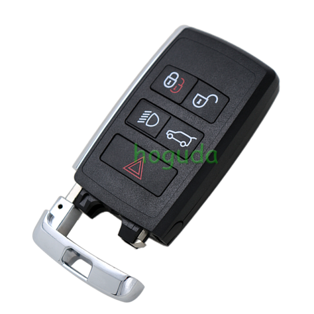 For Landrover modified 4+1 button smart remote key with Keyless Go Feature and Pcf7953 Transponder and 315Mhz