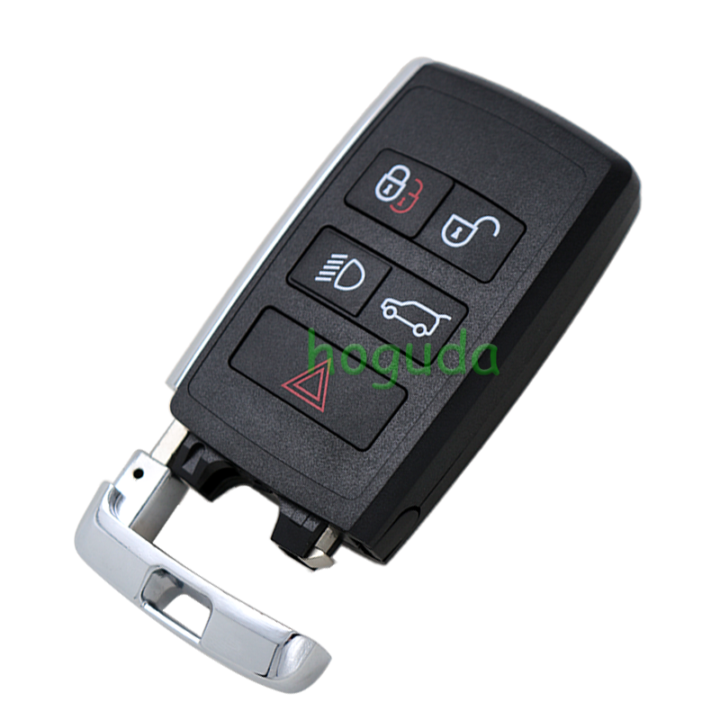 For Landrover modified 4+1 button smart remote key with Keyless Go Feature and Pcf7953 Transponder and 315Mhz