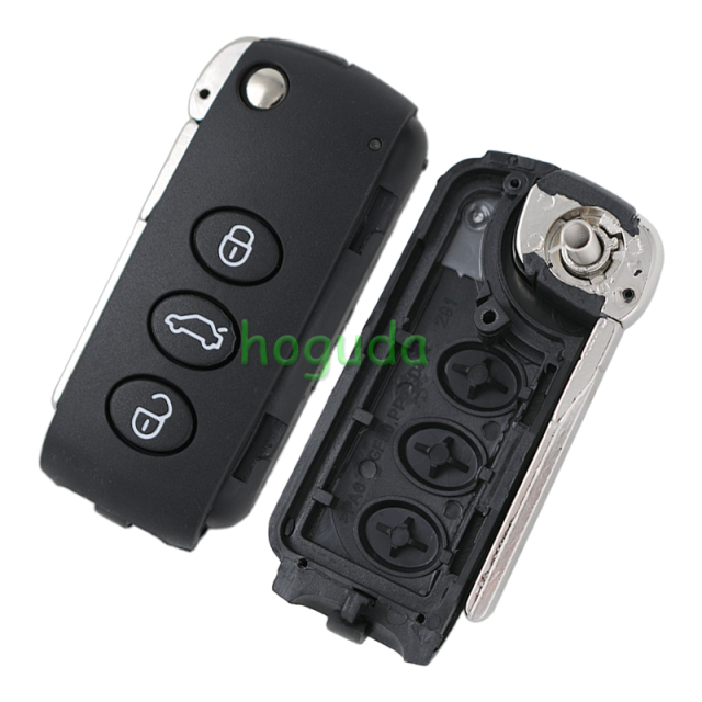 For Bentley high quality   3 button remote key blank